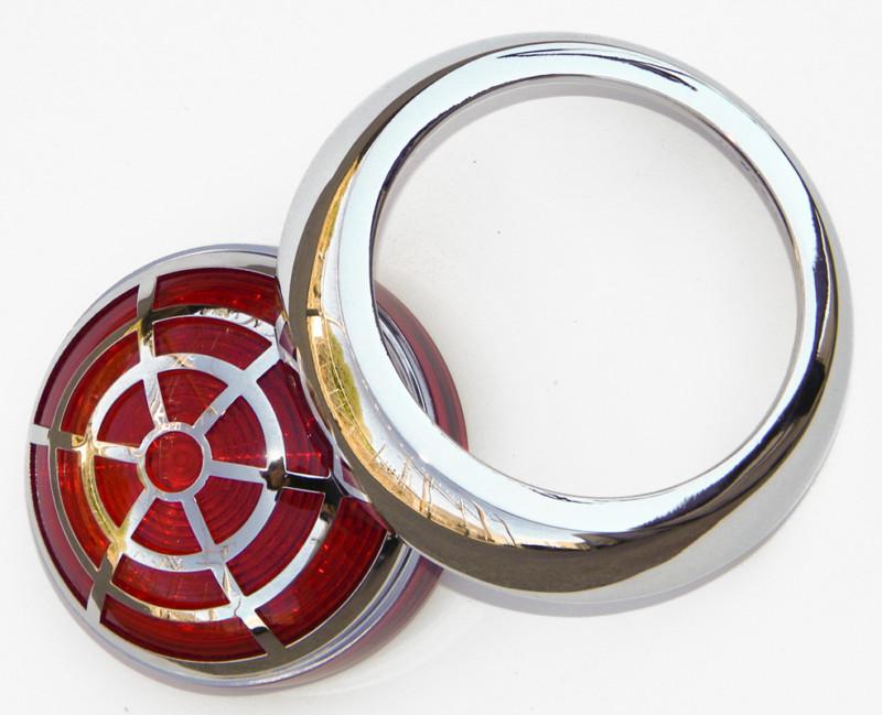 PONTIAC SPIDER VTG STYLE LED TAIL LIGHT ASSEMBLY BEZEL LENS RAT HOT ROD CUSTOM, US $54.98, image 5