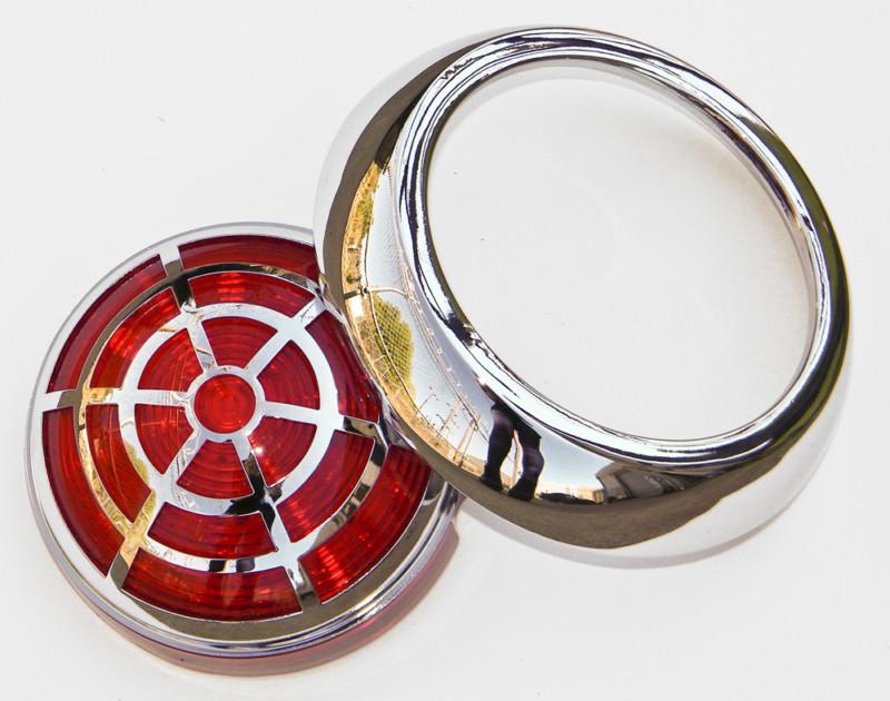 PONTIAC SPIDER VTG STYLE LED TAIL LIGHT ASSEMBLY BEZEL LENS RAT HOT ROD CUSTOM, US $54.98, image 6