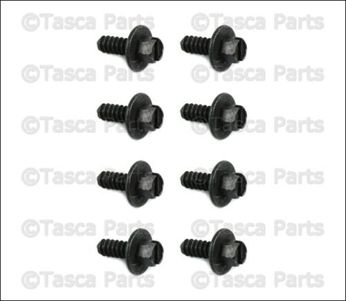 Brand new oem set of 8 license plate mounting hardware screw 2005-2014 mustang