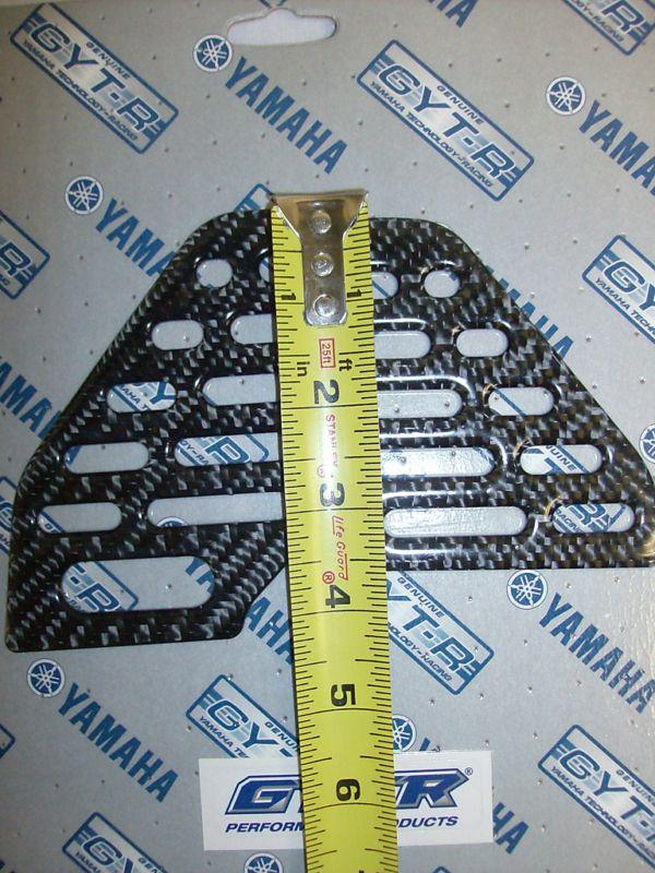 GYTR CARBON FIBER HEEL GUARD TRIM ACCENTS YAMAHA R6 08 09 10 11 12 13, US $38.95, image 4