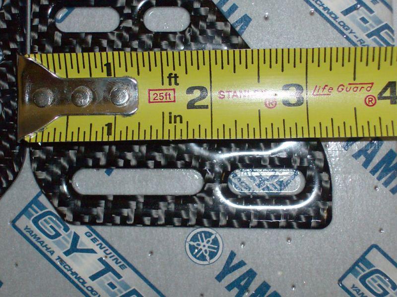 GYTR CARBON FIBER HEEL GUARD TRIM ACCENTS YAMAHA R6 08 09 10 11 12 13, US $38.95, image 5