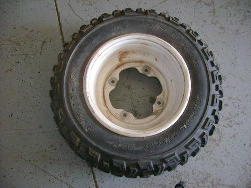 1993 yamaha warrior yfm350x yfm350 yfm 350 x atv front rim tire wheel 10 10"