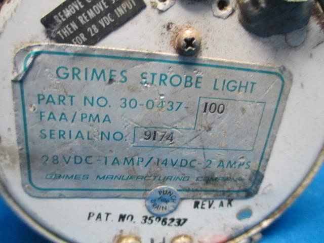 Grimes Strobe Light Lot P/N: 30-0437-100 (6952), US $124.99, image 11