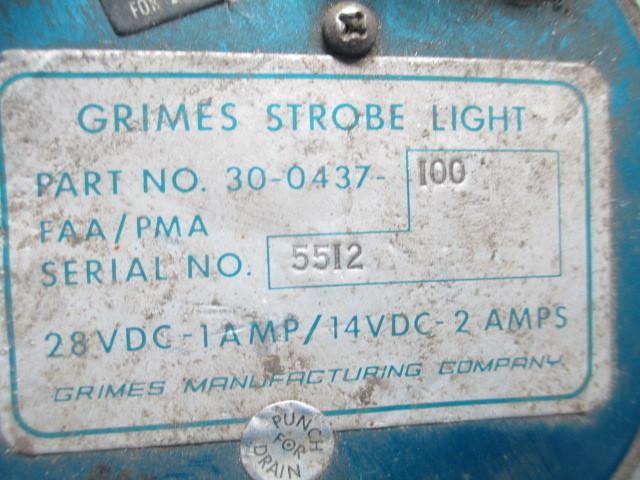Grimes Strobe Light Lot P/N: 30-0437-100 (6952), US $124.99, image 12