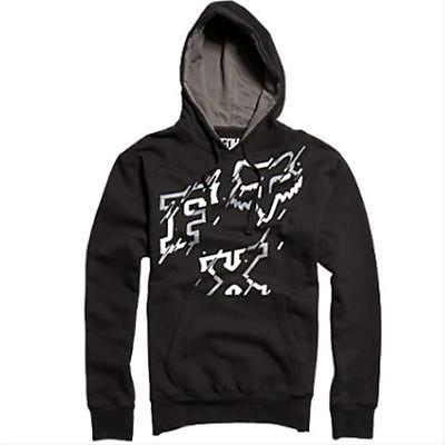 Fox racing disorder fleece hoody pullover black men's small 03379-001-s