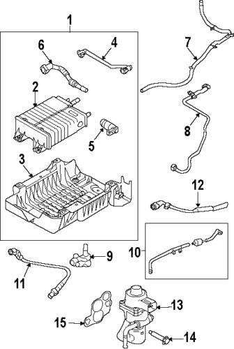 Ford 9u5z9c915h genuine oem factory original purge control valve
