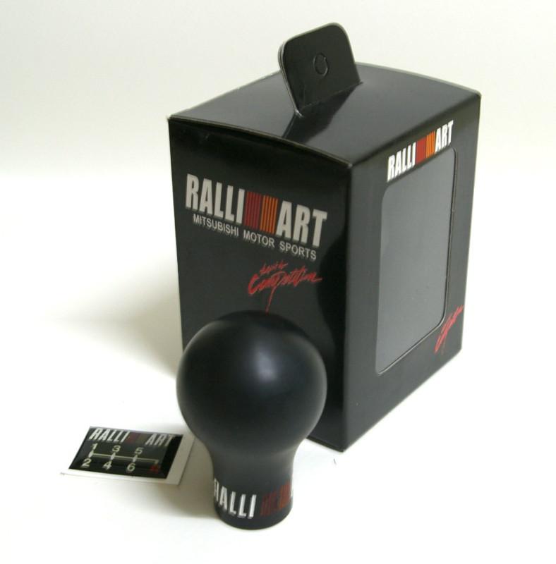 Jdm ralliart mt 6 speed gear shift knob black evolution 8 9 10 x eclipse