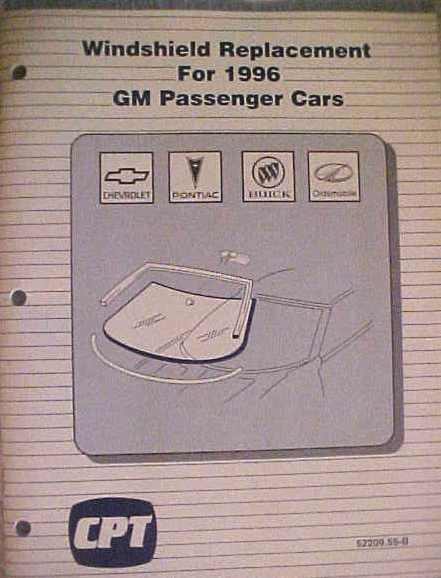 Windshield replacements - gm training passenger  cars