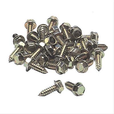 Summit racing rim screws gold iridited .250" diameter x .750" long set of 35