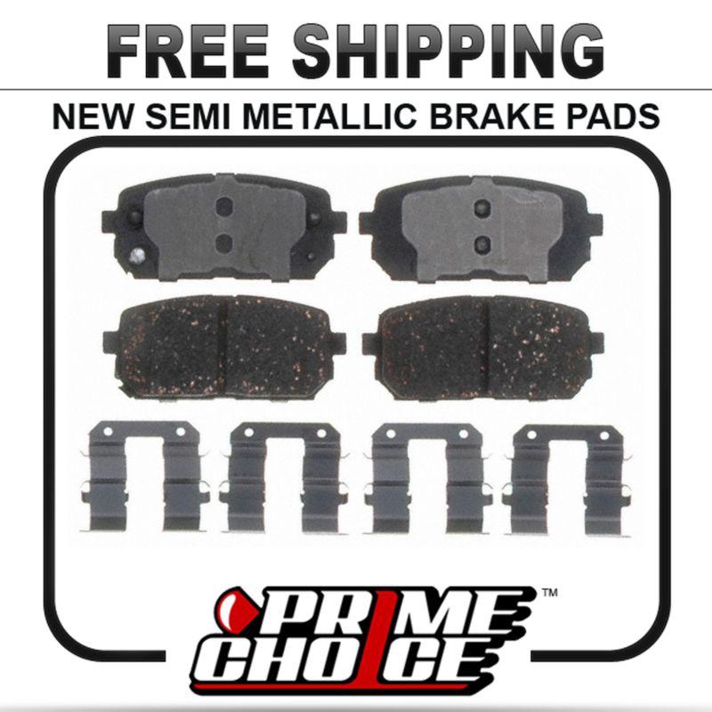 Purchase NEW PREMIUM COMPLETE SET OF REAR METALLIC DISC BRAKE PADS WITH