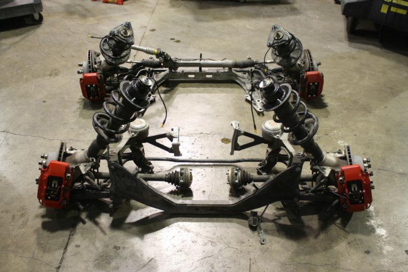 Porsche 911 997 complete suspension cross member steering package 