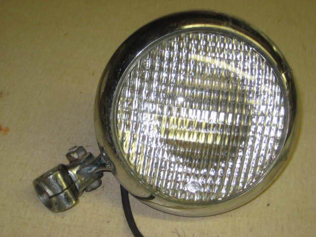 Vintage unity s6 spot light lamp 12v w mount old car fire truck firetruck