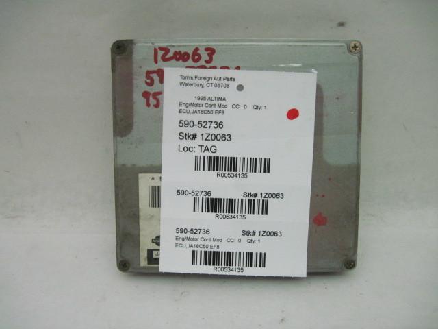 ECU ECM COMPUTER Nissan Altima 1995 95 Auto 534135, US $59.99, image 2