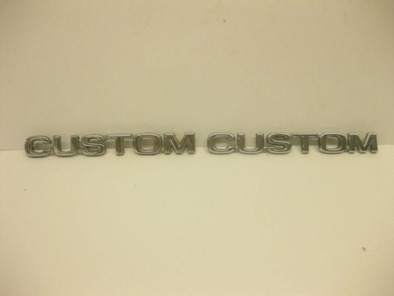 1980 ford truck custom emblems good rare find 1979 1981 82 83 cool wall art too