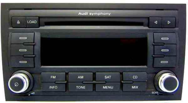 06 07 08 audi a4 radio cd player symphony oem lkq