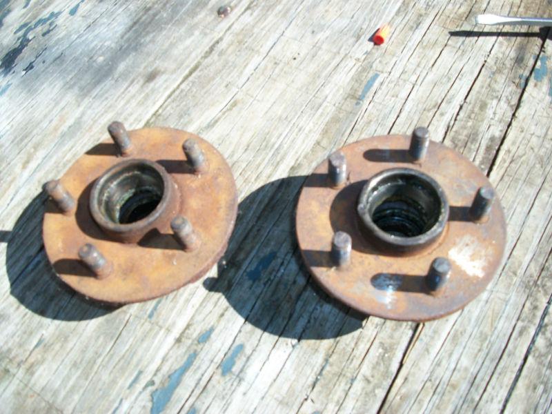 87 88 89 90 plymouth sundance/ dodge shadow rear drum brake wheel hubs 
