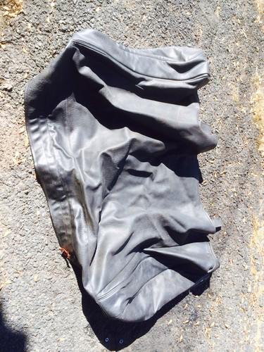Mk1 vw volkswagen rabbit cabriolet convertible top boot cover black 