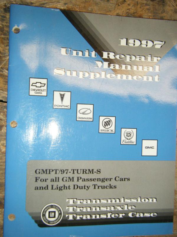 1997 chevrolet corvette mm6 manual transmission factory service overhaul manual