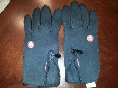 Blacks motorcycle moto cycling bike work windproof wind stopper gloves size-xl
