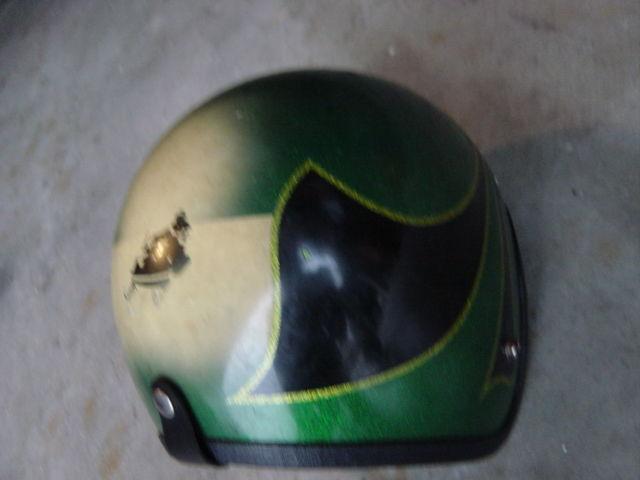 Vintage Arctic Cat metal flake metalflake open face snowmobile helmet eltigre, US $79.99, image 2