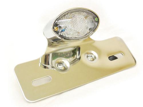 Cateye motorcycle led taillight brake running license plate light custom cruiser