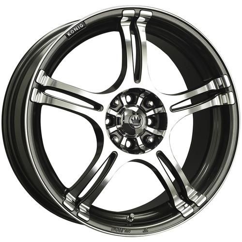 Sell 16x7 Machined Black Maxxim Allegro Wheels 5x4.5 +40 ACURA INTEGRA ...