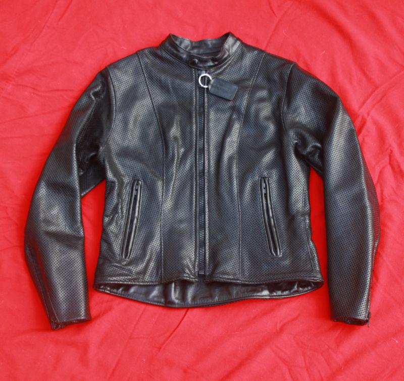 Vanson zephyr women's leather jacket black size 12