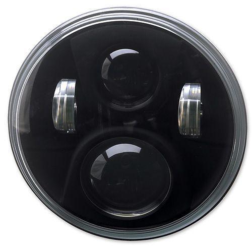 Buy Harley Black LED 53/4" Headlamp w/ Cobra II bucket bundle in Las