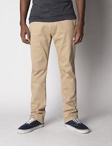 Fox racing selecter youth boys chino pant dark khaki/tan/brown