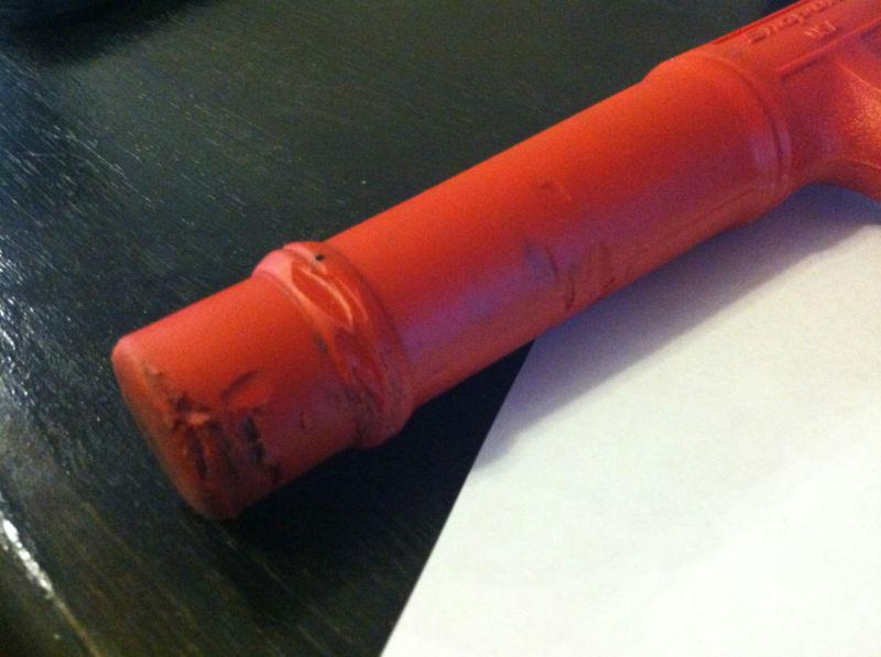 Buy Snapon USA Tools HLE24 24oz dead blow piston hammer red USED in