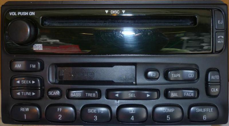Ford explorer / mustang / mercury mountaineer cd player radio oem - excellent