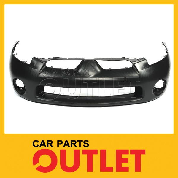 06-08 mitsubishi eclipse front bumper cover assembly w/fog hole new replacement