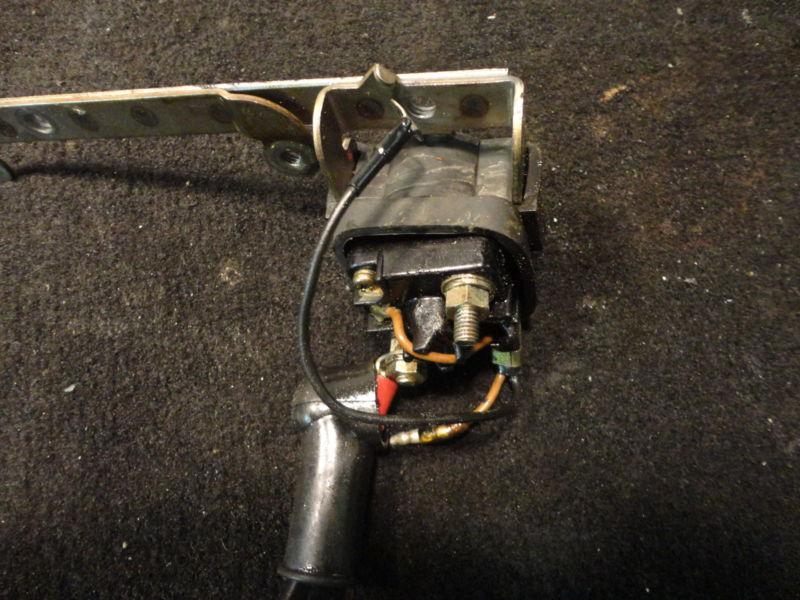 Starter relay & bracket #6e5-81941-11-00 for 1986 yamaha v 150hp outboard motor 