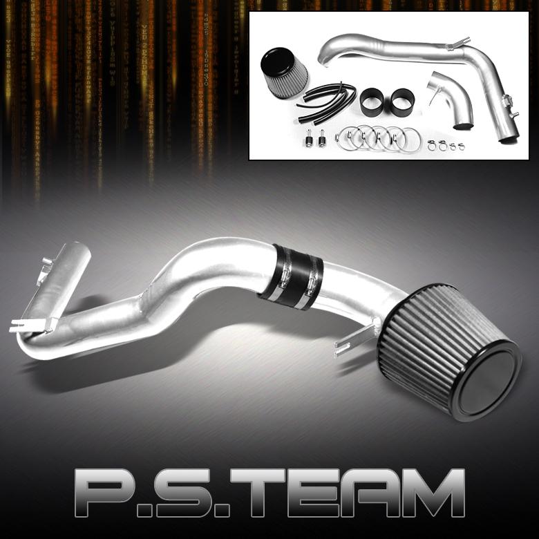 08-12 accord v6 3.5l polished aluminum cold air intake+stainless washable filter