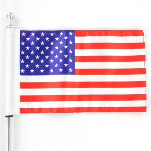 Motorcycle motor bike hanging usa us american flag 6.7" x 11" replacement flags