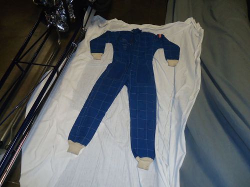 Simpson fire suit- kelly brown signed when he drove blue max t/f car