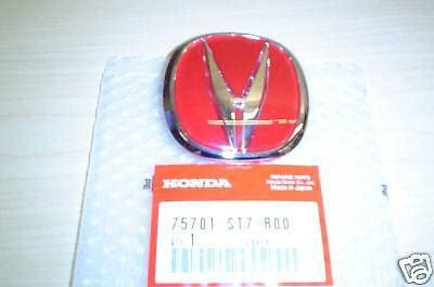 New oem acura red rear emblem for 94-01 integra type-r