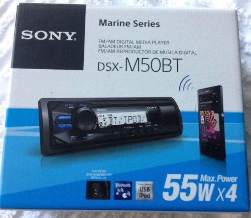 Sony dsx-m50bt  marine bluetooth receiver radio