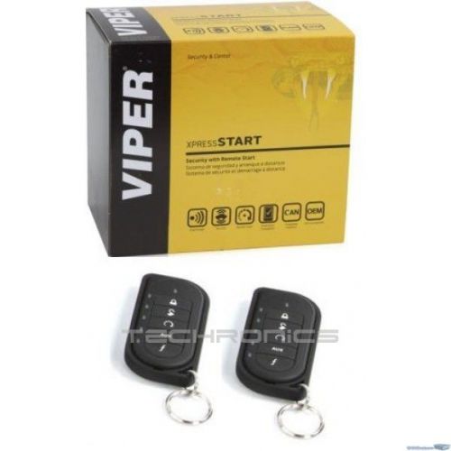 Viper 5210v xpress start 2-way paging remote start car alarm w/ keyless entry