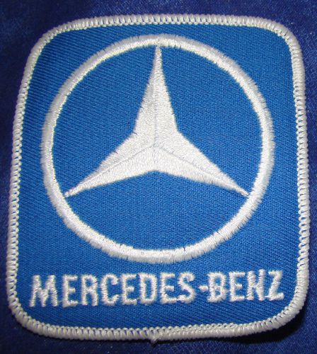 Mercedes benz embroidered iron on patch 1980’s new!