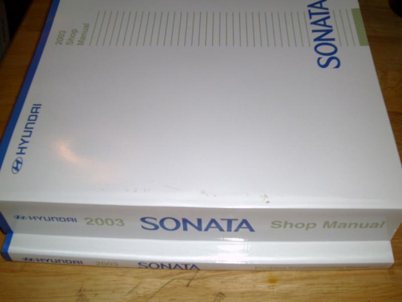 2003 HYUNDAI SONATA SHOP MANUAL SET / ORIGINAL BOOKS, US $74.50, image 4