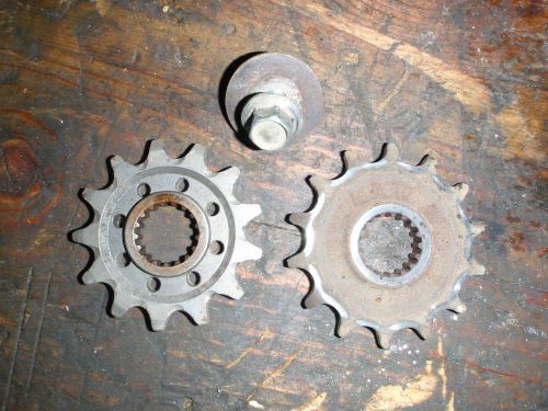 13 &amp; 14 tooth front steel sprocket 2008-2009 trx700xx trx 700xx 13t 14t  bolt