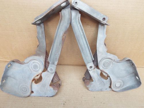 Original 1955 1956 chevy hood hinges low miles