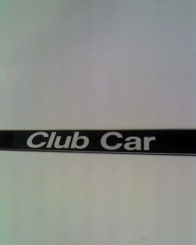 Club car nameplate (emblem) ds (1981 to present) silver