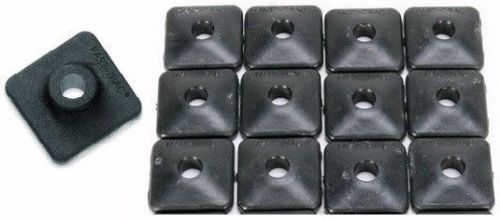 Fasttrac air lite square xl backers - black, package of 96 # 1250-1259