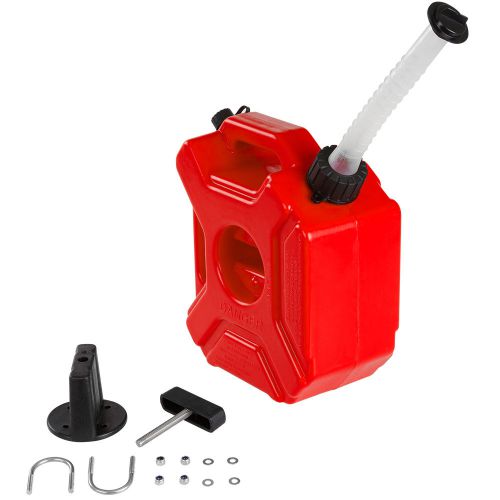 3 liter plastic off-road atv-utv gas jerry can + mounting bracket fuel-pack-3l