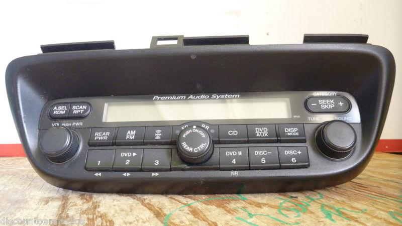 2005 - 2010 honda odyssey radio reciever control unit 39100-shj-a900 & code *