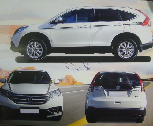 Car vinyl graphics side hood rear sticker body stripe decals for suv crv  #cb105