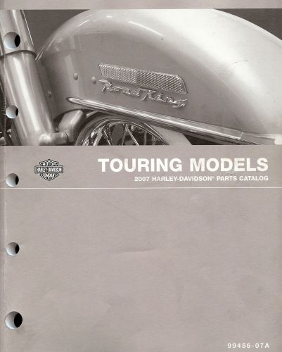 2007 harley-davidson touring models parts catalog manual -new-flhtcu-fltr-flhr