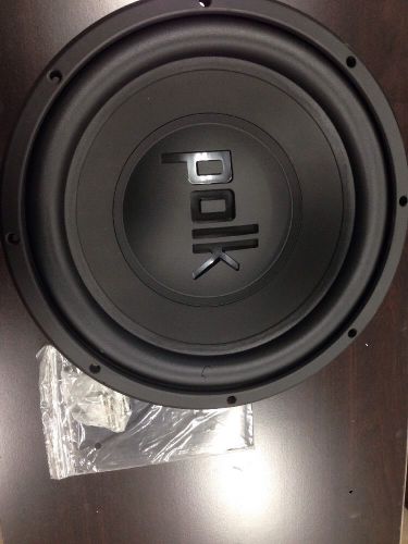 Polk audio - 12" dual-voice-coil 4-ohm subwoofer - black